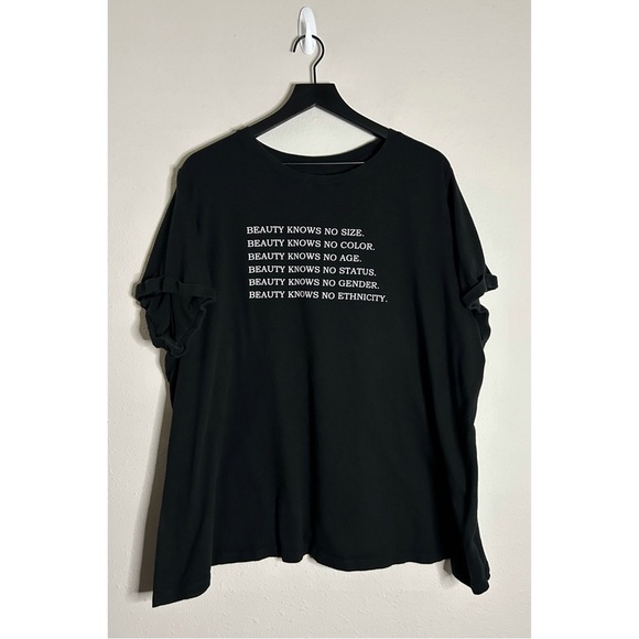 Ava & Viv “Beauty Knows No” Statement Tee Size 3X - Picture 2 of 9